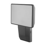Ledvance LED Strålkastare Endura Svart 15W 1500lm 100D - 840 Kallvit | IP55 - Rörelse- och ljussensor - Symmetrisk