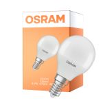 Osram Classic LED E14 Boll Matt 4.9W 470lm - 840 Kallvit | Ersättare 40W