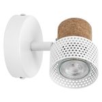 Ledvance LED Decor Spot Cork Stål Vit 3W 230lm - 827 Extra Varm Vit | Dimbar