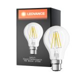 Ledvance Classic Performance LED Lampa B22d Päron Filament Klar 7W 806lm - 827 Extra Varm Vit | Dimbar - Ersättare 60W
