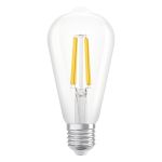 Ledvance Filament LED E27 Päron Klar 3.8W 806lm - 830 Varm Vit | Ersättare 60W