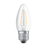 Ledvance Classic LED E27 Kronljus Filament Klar 4.8W 470lm - 827 Extra Varm Vit | Dimbar - Ersättare 40W