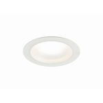 Sylvania LED Downlight Start IP44 150 Aluminium Vit 12W 1200lm 74D - 830 Varm Vit | Utskärning   150mm - IP54 - Dimbar