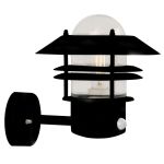 Nordlux Blokhus Up Vägglampa Sensor Svart | Passande för 1x E27