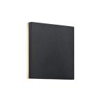 Nordlux Artego Vägglampa Aluminium Svart 8W 484lm - 830 Varm Vit