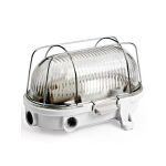 Interlight Bulkhead Bulley Vit Bakelite max. 25W | 170x125mm - IP54 - Passande för 1x E27