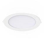 Noxion LED Downlight Slim V2.0 24W 2400lm 120D - 830 Varm Vit | 225mm - Utskärning   200mm - IP44 - Dali Dimbar 