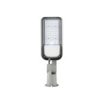 Bright Choice LED Gatubelysning 50W 6000lm 70x140D - 740 Kallvit | IP65 - Ljussensor - Asymmetrisk