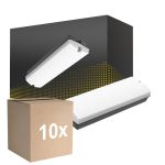 Flerpack 10x Bright Choice LED Plafond Svart 3W 280lm - 830 Varm Vit | IP66