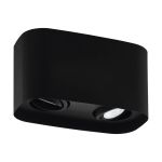 Eglo Tak Spot Arenzano Stål Svart 9.4W 690lm - 830 Varm Vit | Dimbar - Passande för 2x GU10