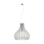Eglo Pendellampa Tindori Stål Satin Nickel | IP20 - Passande för 1x E27 