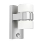Eglo Vägglampa Atollari Aluminium Rostfritt Stål Up & Down 4W 360lm - 830 Varm Vit | IP44