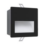 Eglo Vägglampa Aracena Aluminium Svart 3W 500lm - 840 Kallvit
