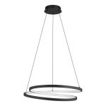 Eglo Pendellampa Ruotale Stål Svart 36W 4800lm - 830 Varm Vit