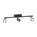 Eglo Taklampa Cardillio 2 Aluminium Stål Svart 3.2W 400lm - 830 Varm Vit | IP20 