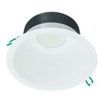 Philips LED Downlight Coreline DN142B Aluminium Vit 19.2W 2300lm 60D - 840 Kallvit | Utskärning   200mm - IP20 - Dimbar - Vit Reflektor - Emergency