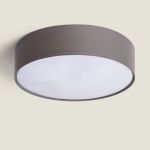Bright Choice LED Taklampa Runda Textil Grå | 500mm - Passande för 3x E27 – Max 40W