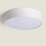 Bright Choice LED Taklampa Runda Textil Vit | 500mm - Passande för 3x E27 – Max 40W
