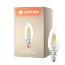 Ledvance Classic LED E14 Kronljus Filament Klar 2.5W 470lm - 827 Extra Varm Vit | Dimbar - Ers&auml;ttare 40W