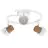 Ledvance LED Decor Spot Cork Stål Spiral Vit 10W 690lm - 827 Extra Varm Vit | Dimbar