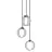 Ledvance LED Pendellampa Cirkel Svart 20W 1300lm - 830-865 Justerbar Vit