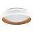 Ledvance LED Taklampa Orbis Livia Vit och Trä 24W 1200lm - 830 Varm Vit | Touchdimmerbar