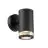Nordlux Birk Vägglampa Aluminium Svart | 90mm - IP44 - Passande för GU10
