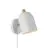 Nordlux Gaston Vägglampa Metall och Trä Vit | Passande för E27