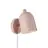 Nordlux Gaston Vägglampa Metall och Trä Rosa | Passande för E27