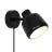 Nordlux Louella Vägglampa Svart | Passande för E14