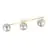 Emibig Taklampa Splendi Stål Vit | Passande för 3x E14 - Max 10W