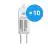 Flerpack 10x Osram Halogen G4 Capsule Halostar Starlite 5 W 