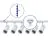 Komplett set 1-Fas Rail 2 Meter Vit | incl. 6x Spot + GU10 2700K 3W Dimbar + Ändkåpa, Strömkontakt och I-Anslutningsstycke