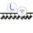 Bright Choice Komplett set 1-Fas Rail L 1 x 2 Meter Svart | incl. 8x Spot + GU10 2700K 3W Dimbar + Ändkåpa, Strömkontakt och L -Anslutningsstycke