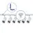 Bright Choice Komplett set 1-Fas Rail L 1 x 2 Meter Vit | incl. 6x Spot + GU10 2700K 3W Dimbar + Ändkåpa, Strömkontakt och L -Anslutningsstycke