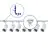 Bright Choice Komplett set 1-Fas Rail L 1 x 2 Meter Vit | incl. 7x Spot + GU10 2700K 3W Dimbar + Ändkåpa, Strömkontakt och L -Anslutningsstycke