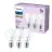Flerpack 3x Philips Lampa LED E27 Päron Matt 8W 806lm - 827 Extra Varm Vit