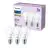 Flerpack 3x Philips Lampa LED E27 Päron Matt 5W 470lm - 827 Extra Varm Vit