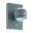 Eglo Vägglampa Sesimba 1 Stål Silver Up & Down 3W 330lm - 830 Varm Vit | IP44 - Rörelse- och Ljussensor