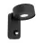 Eglo Vägglampa Palosco Stål Svart 4W 360lm - 830 Varm Vit | IP44 - Rörelsesensor