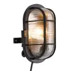 Nordlux Skotlampe Vägglampa Svart | Passande för 1x E27