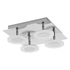 Ledvance Smart+ Wifi LED Vägglampa Utomhus Silver 26W 1500lm - 830-865 Justerbar Vit | IP44