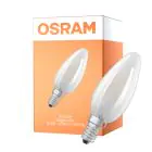 Osram LED Superstar E14 Kronljus Filament Matt 3.4W 470lm - 940 Kallvit | Bästa Färgåtergivning - Dimbar - Ersättare 40W