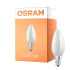Osram LED Classic E14 Kronljus Filament Matt 1.2W 255lm - 827 Extra Varm Vit | Ersättare 25W