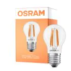 Osram LED Classic LED E27 Päron Filament Klar 1.2W 255lm - 840 Kallvit | Ersättare 25W