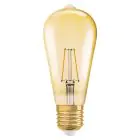 Ledvance Vintage 1906 LED E27 Päron Guld 2.5W 220lm - 824 Extra Varm Vit | Ersättare 22W