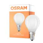 Osram LED Classic LED E14 Päron Filament Matt 2.2W 470lm - 827 Extra Varm Vit | Ersättare 40W
