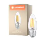 Ledvance Classic LED E27 Kronljus Filament Klar 3.4W 470lm - 827 Extra Varm Vit | Dimbar - Ersättare 40W