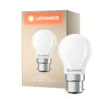 Ledvance Classic LED B22 Päron Matt 3.4W 470lm - 827 Extra Varm Vit | Dimbar - Ersättare 40W