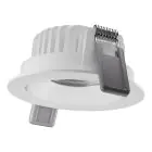Ledvance LED Spot Adjust Aluminium Vit 8W 680lm 36D - 930 Varm Vit | Utskärning   83mm - IP20 - Bästa Färgåtergivning - Dimbar